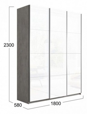 Шкаф-купе Траст СШК 2.180.60-15.15.15 в Чебаркуле - chebarkul.mebel24.online | фото 3