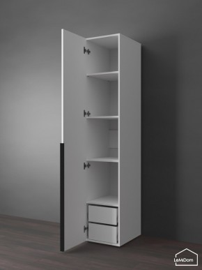 Шкаф Linnea MHR-1-3 2050х400х510 (Белый-М 11.1.2) в Чебаркуле - chebarkul.mebel24.online | фото 5