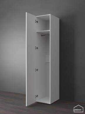 Шкаф Linnea MHR-1PO 2050х400х510 (Белый-М 11.1.2) в Чебаркуле - chebarkul.mebel24.online | фото 4