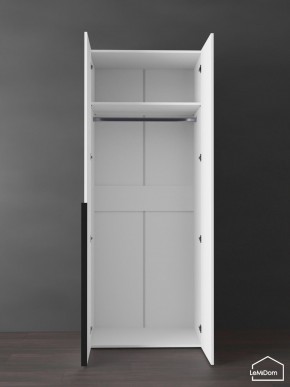 Шкаф Linnea MHR-2 2050х800х510 (Белый-М 11.1.2) в Чебаркуле - chebarkul.mebel24.online | фото 4