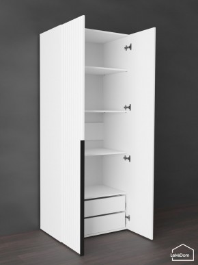Шкаф Linnea MHR-2-4 2050х800х510 (Белый-М 11.1.2) в Чебаркуле - chebarkul.mebel24.online | фото 6