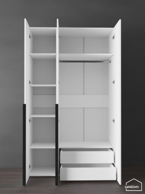 Шкаф Linnea MHR-3-2 2050х1200х510 (Белый-М 11.1.1) в Чебаркуле - chebarkul.mebel24.online | фото 6