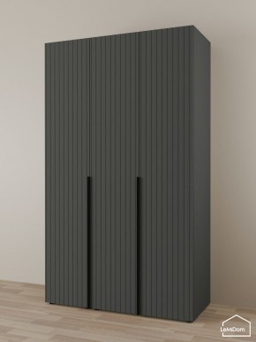 Шкаф Linnea MHR-3-2 2050х1200х510 (Графит-М 11.1.25) в Чебаркуле - chebarkul.mebel24.online | фото 1
