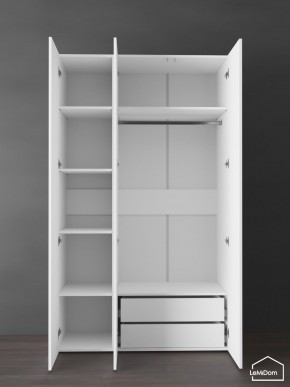 Шкаф Linnea MHR-3PO-2 2050х1200х510 (Белый-М 11.1.2) в Чебаркуле - chebarkul.mebel24.online | фото 6