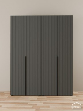 Шкаф Linnea MHR-4-1 2050х1600х510 (Графит-М 11.1.25) в Чебаркуле - chebarkul.mebel24.online | фото 1