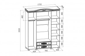 Шкаф платяной Ассоль АС-28 в Чебаркуле - chebarkul.mebel24.online | фото 4