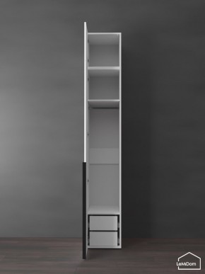 Шкаф с антресолью Linnea MHR-1A-3 2450х400х510 (Белый-М 11.1.1) в Чебаркуле - chebarkul.mebel24.online | фото 5