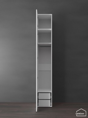 Шкаф с антресолью Linnea MHR-1POA-3 2450х400х510 (Белый-М 11.1.1) в Чебаркуле - chebarkul.mebel24.online | фото 5