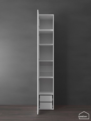 Шкаф с антресолью Linnea MHR-1POA-4 2450х400х510 (Белый-М 11.1.1) в Чебаркуле - chebarkul.mebel24.online | фото 6