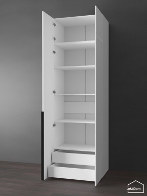 Шкаф с антресолью Linnea MHR-2A-4 2450х800х510 (Белый-М 11.1.1) в Чебаркуле - chebarkul.mebel24.online | фото 5