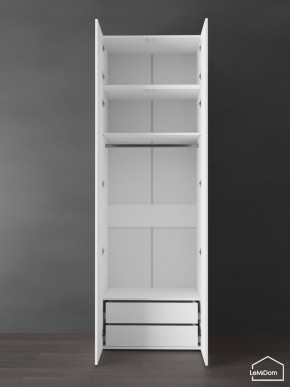 Шкаф с антресолью Linnea MHR-2POA-3 2450х800х510 (Белый-М 11.1.1) в Чебаркуле - chebarkul.mebel24.online | фото 5