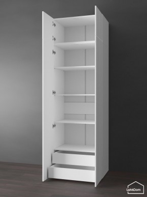 Шкаф с антресолью Linnea MHR-2POA-4 2450х800х510 (Белый-М 11.1.2) в Чебаркуле - chebarkul.mebel24.online | фото 5