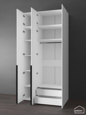 Шкаф с антресолью Linnea MHR-3A-2 2450х1200х510 (Белый-М 11.1.1) в Чебаркуле - chebarkul.mebel24.online | фото 5