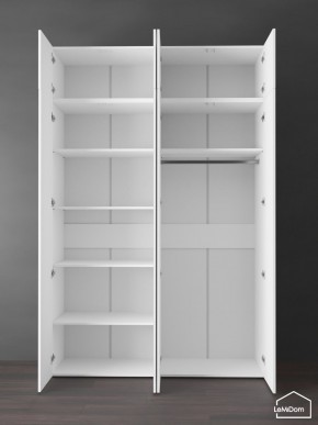 Шкаф с антресолью Linnea MHR-4POA-1 2450х1600х510 (Белый-М 11.1.2) в Чебаркуле - chebarkul.mebel24.online | фото 4