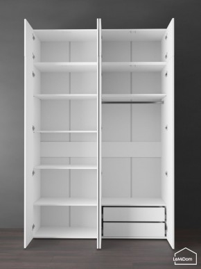 Шкаф с антресолью Linnea MHR-4POA-2 2450х1600х510 (Белый-М 11.1.1) в Чебаркуле - chebarkul.mebel24.online | фото 5