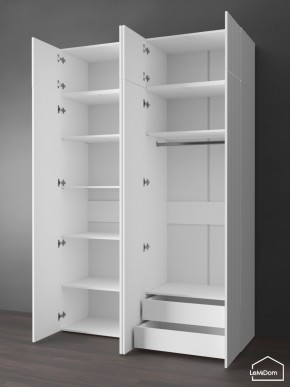 Шкаф с антресолью Linnea MHR-4POA-2 2450х1600х510 (Белый-М 11.1.2) в Чебаркуле - chebarkul.mebel24.online | фото 6