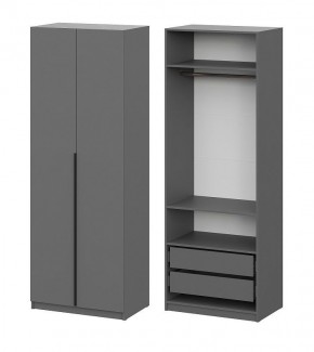 Шкаф ШК-5 + 2 полки + ящики (800) Графит в Чебаркуле - chebarkul.mebel24.online | фото 1