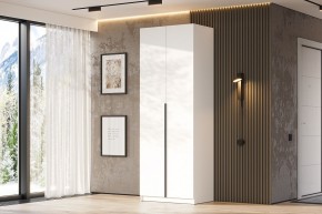 Шкаф ШК-5 + 4 полки + ящики (800) Белый текстурный в Чебаркуле - chebarkul.mebel24.online | фото 3