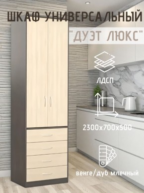 Шкаф универсальный Дуэт Люкс в Чебаркуле - chebarkul.mebel24.online | фото 3