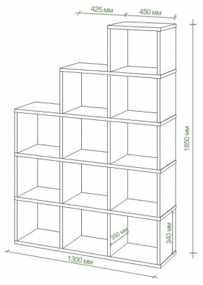 Стеллаж Бартоло СЛД 5 в Чебаркуле - chebarkul.mebel24.online | фото 2