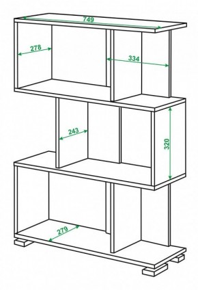 Стеллаж Домино нельсон СЛ-5-3 в Чебаркуле - chebarkul.mebel24.online | фото 2