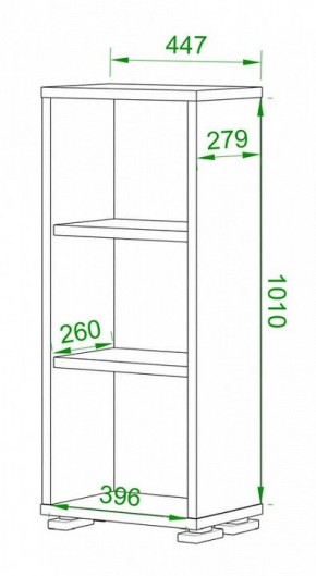 Стеллаж Домино ПУ-10-1 в Чебаркуле - chebarkul.mebel24.online | фото 2