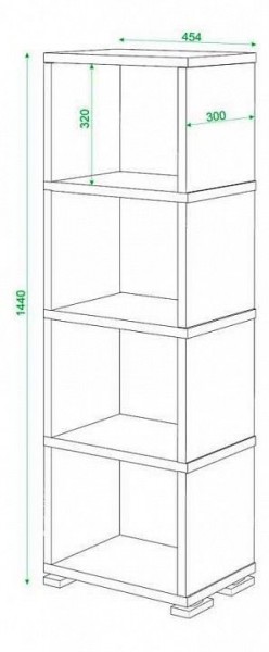 Стеллаж Домино СБ-15/4 в Чебаркуле - chebarkul.mebel24.online | фото 3