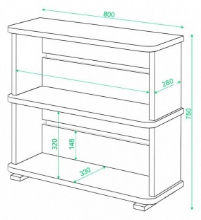 Стеллаж Домино СБ-25/2 в Чебаркуле - chebarkul.mebel24.online | фото 3