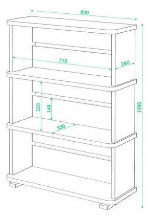 Стеллаж Домино СБ-25/3 в Чебаркуле - chebarkul.mebel24.online | фото 3