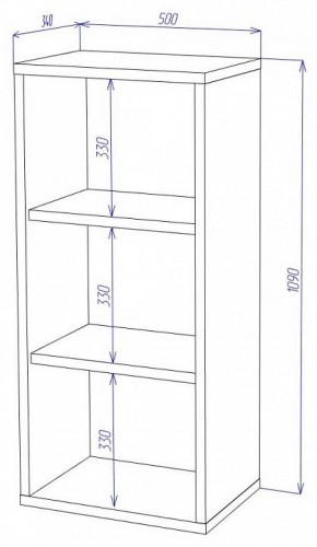 Стеллаж Домино СУ(ш1в1) в Чебаркуле - chebarkul.mebel24.online | фото 2