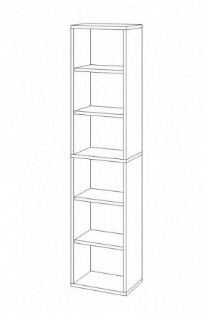 Стеллаж-колонка Домино СУ(ш1в2) в Чебаркуле - chebarkul.mebel24.online | фото 3