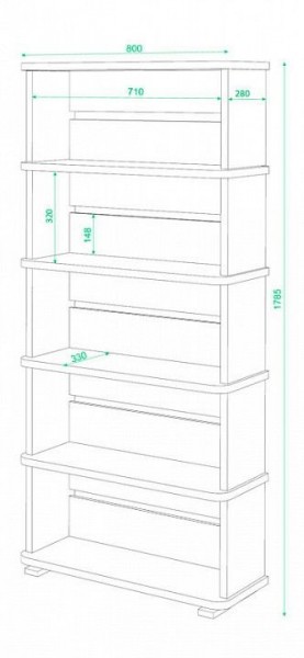Стеллаж СБ-25/5 в Чебаркуле - chebarkul.mebel24.online | фото 2