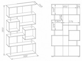 Стеллаж СТ-2 в Чебаркуле - chebarkul.mebel24.online | фото 2