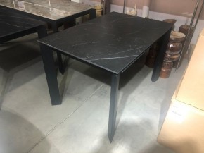 Стол CORNER 120 MATT BLACK MARBLE SOLID CERAMIC / BLACK, ®DISAUR в Чебаркуле - chebarkul.mebel24.online | фото 10