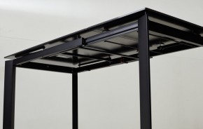 Стол CORNER 120 MATT BLACK MARBLE SOLID CERAMIC / BLACK, ®DISAUR в Чебаркуле - chebarkul.mebel24.online | фото 2