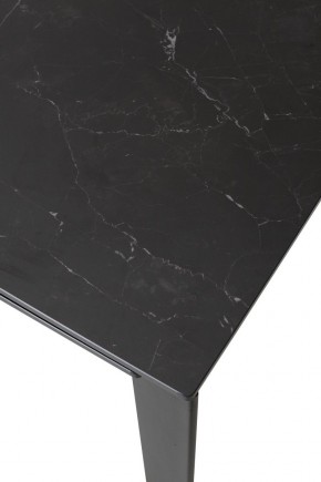 Стол CORNER 120 MATT BLACK MARBLE SOLID CERAMIC / BLACK, ®DISAUR в Чебаркуле - chebarkul.mebel24.online | фото 5