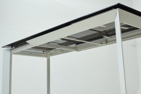 Стол CREMONA 160 KL-188 Контрастный мрамор / белый каркас, ®DISAUR в Чебаркуле - chebarkul.mebel24.online | фото 9