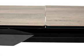 Стол CREMONA 180 KL-61 Под дерево, итальянская керамика / черный каркас, ®DISAUR в Чебаркуле - chebarkul.mebel24.online | фото 4