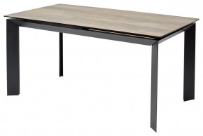Стол CREMONA 180 KL-61 Под дерево, итальянская керамика / черный каркас, ®DISAUR в Чебаркуле - chebarkul.mebel24.online | фото 5