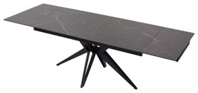 Стол FORIO 160 MATT BLACK MARBLE SOLID CERAMIC / BLACK, ®DISAUR в Чебаркуле - chebarkul.mebel24.online | фото 5