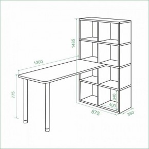 Стол компьютерный Bartolo в Чебаркуле - chebarkul.mebel24.online | фото 3