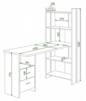 Стол компьютерный Домино Lite СТЛ-ОВ+С120Р в Чебаркуле - chebarkul.mebel24.online | фото 2