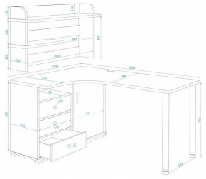 Стол компьютерный Домино нельсон СР-165М в Чебаркуле - chebarkul.mebel24.online | фото 2