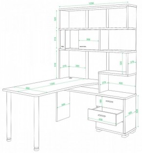 Стол компьютерный Домино нельсон СР-420/130 в Чебаркуле - chebarkul.mebel24.online | фото 2