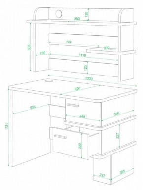 Стол компьютерный Домино СД-15 в Чебаркуле - chebarkul.mebel24.online | фото 2