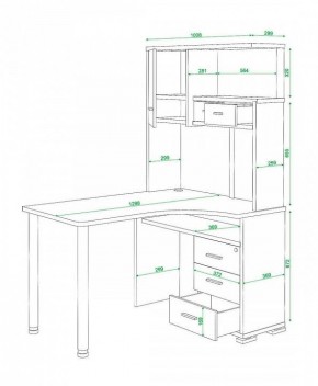 Стол компьютерный Домино СР-130 в Чебаркуле - chebarkul.mebel24.online | фото 5