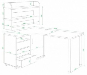 Стол компьютерный Домино СР-145М в Чебаркуле - chebarkul.mebel24.online | фото 3