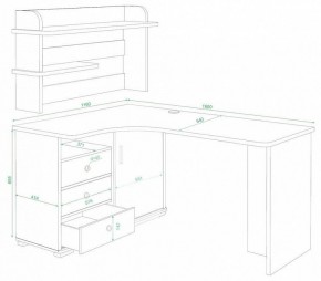 Стол компьютерный Домино СР-165 в Чебаркуле - chebarkul.mebel24.online | фото 2