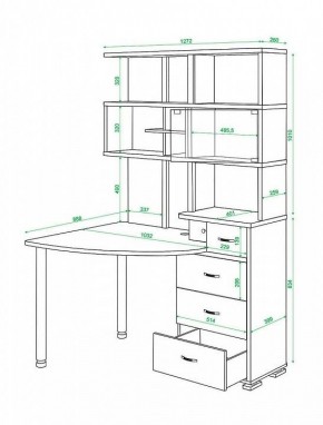 Стол компьютерный Домино СР-320 в Чебаркуле - chebarkul.mebel24.online | фото 4