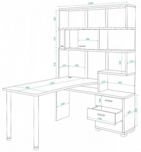 Стол компьютерный Домино СР-420/130 в Чебаркуле - chebarkul.mebel24.online | фото 2
